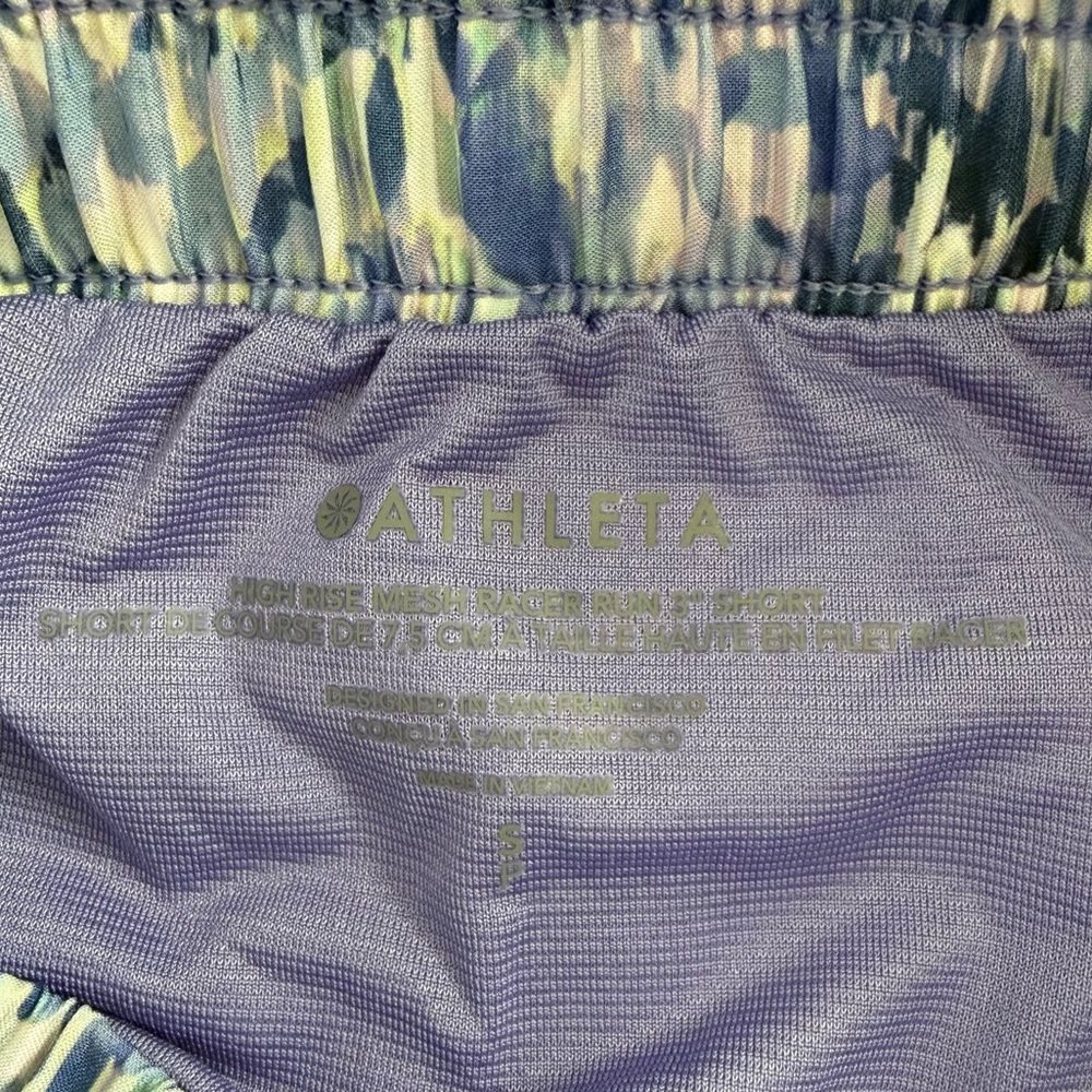 Athleta High Rise Mesh Racer Run 3" Short - Picture 4 of 7